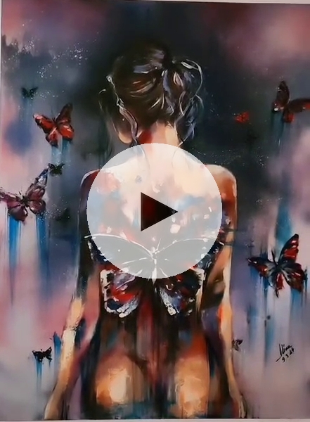 ArteDiAlina.com painting: Left the Stage